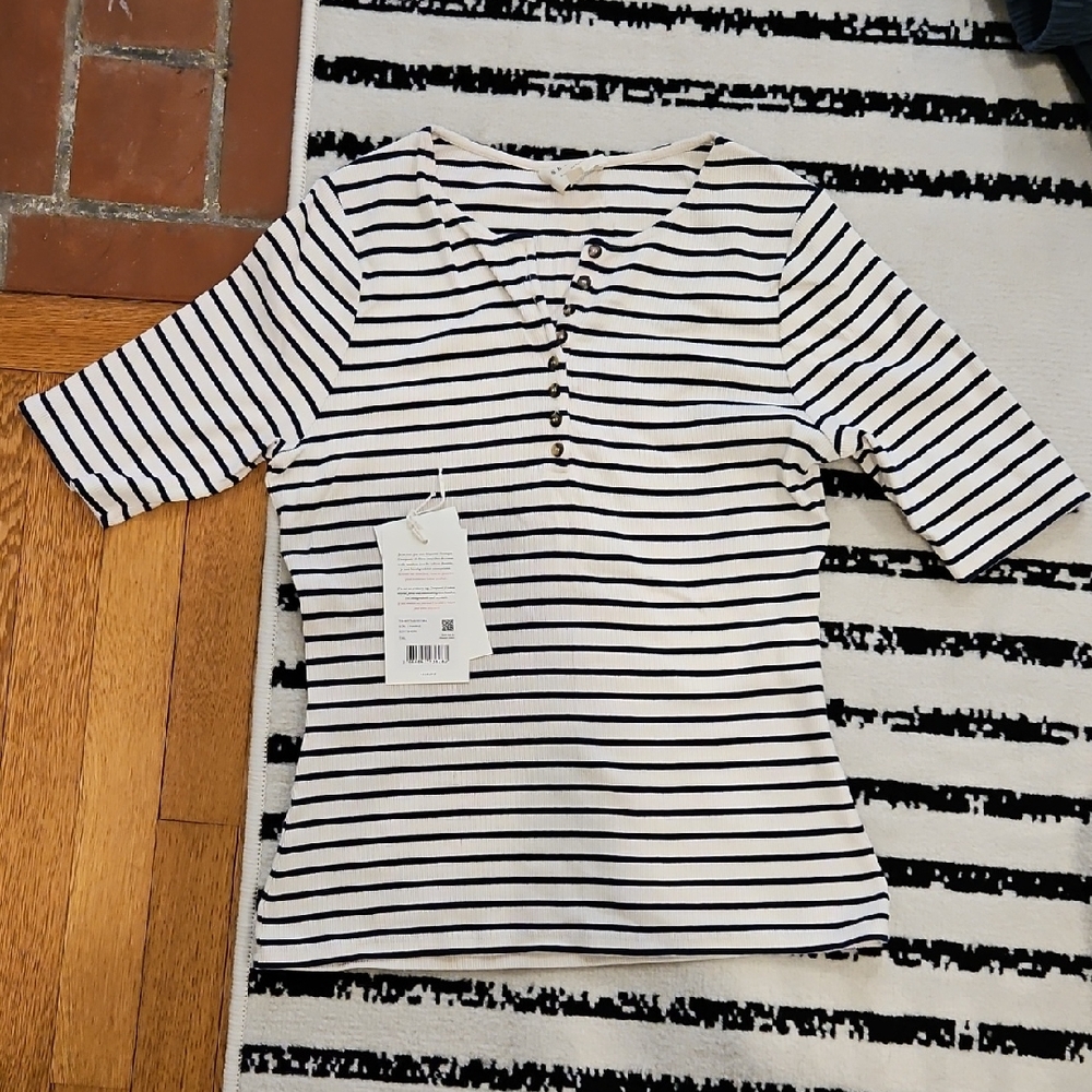 Sezane Theodora Stripe Tshirt